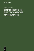Einführung in die technische Mathematik - Horst Sanden