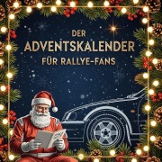 Cover-Bild zum Titel 'Der Adventskalender für Rallye-Fans' von 'Charlotte Frank'