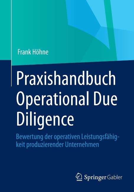 Praxishandbuch Operational Due Diligence - Frank Höhne
