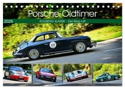 Cover-Bild zum Titel 'Porsche Oldtimer - EGGBERG KLASSIK - Der Berg ruft (Tischkalender 2026 DIN A5 quer), CALVENDO Monatskalender' von 'Ingo Laue'