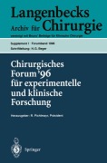 Cover-Bild zum Titel 'Chirurgisches Forum '96 fur experimentelle und klinische Forschung' von ''