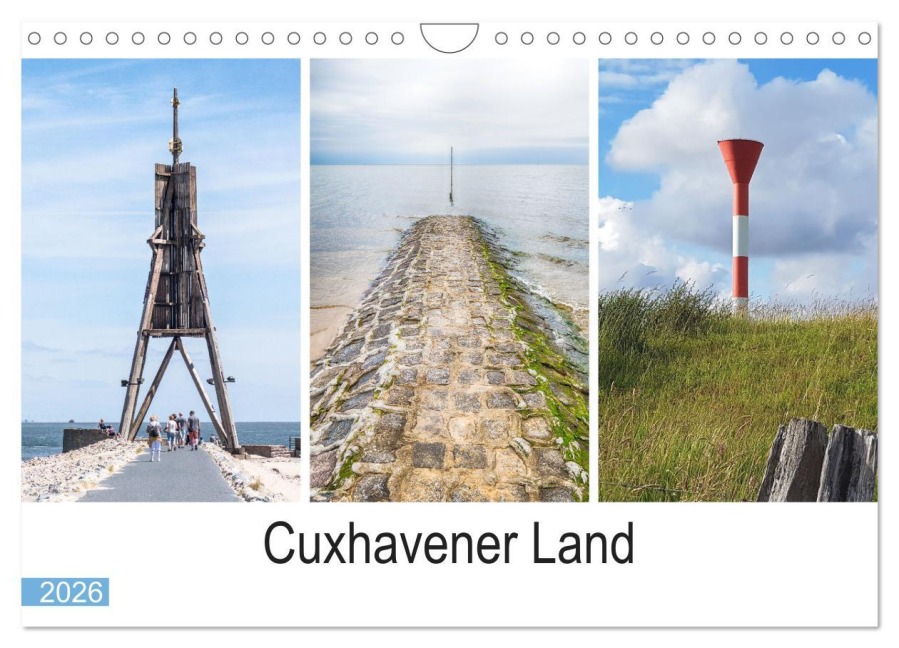 Cuxhavener Land (Wandkalender 2026 DIN A4 quer), CALVENDO Monatskalender - Marion Peußner