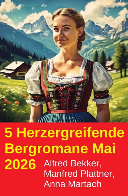 5 Herzergreifende Bergromane Mai 2026 - Alfred Bekker, Anna Martach, Manfred Plattner