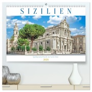 Cover-Bild zum Titel 'Sizilien - Spätbarocke Pracht im Val di Noto (hochwertiger Premium Wandkalender 2026 DIN A2 quer), Kunstdruck in Hochglanz' von 'Dieter Meyer'