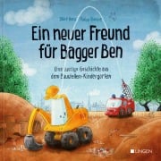 Cover-Bild zum Titel 'Ein neuer Freund für Bagger Ben' von 'Dörte Horn, Philipp Stampe'