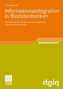 Cover-Bild zum Titel 'Informationsintegration in Biodatenbanken' von 'Jan Hegewald'