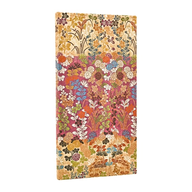 12-Monatskalender. 2026 Kara-ori Pink Schlank Horizontal - 