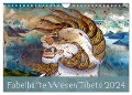 Fabelhafte Wesen Tibets 2024 (Wandkalender 2024 DIN A4 quer), CALVENDO Monatskalender - Manfred Bergermann