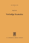 Cover-Bild zum Titel 'Vorläufige Staatsakte' von 'Jörg Lücke'