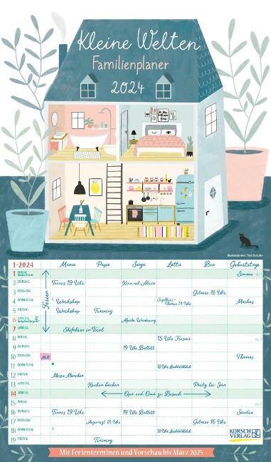 Familienplaner Kleine Welten 2024 - 