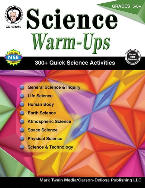 Science Warm-Ups, Grades 5 - 8 - Linda Armstrong