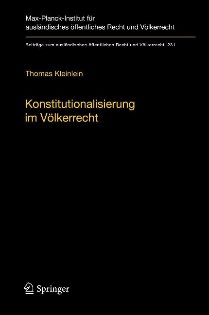 Konstitutionalisierung im Völkerrecht - Thomas Kleinlein