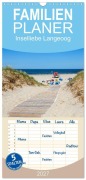 Cover-Bild zum Titel 'Familienplaner 2027 - Inselliebe Langeoog mit 5 Spalten (Wandkalender, 21 x 45 cm) CALVENDO' von 'Andrea Dreegmeyer'