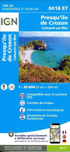 Camaret - Presqu' Ile de Crozon 1:25 000 - 