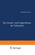 Cover-Bild zum Titel 'Die Grund- und Endprobleme der Erkenntnis' von 'Berthold Von Kern'