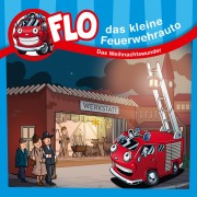 Cover-Bild zum Titel 'Das Weihnachtswunder' von 'Flo das kleine Feuerwehrauto, Christian Mörken'