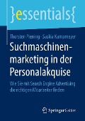 Cover-Bild zum Titel 'Suchmaschinenmarketing in der Personalakquise' von 'Thorsten Piening, Saskia Kampmeyer'