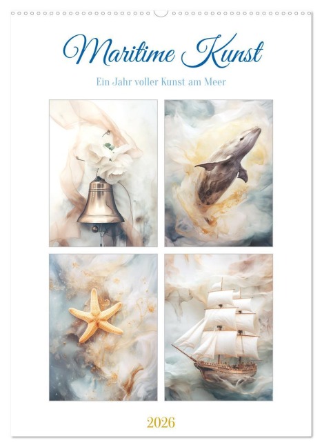 Maritime Kunst (Wandkalender 2026 DIN A2 hoch), CALVENDO Monatskalender - Steffen Gierok-Latniak