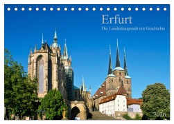 Cover-Bild zum Titel 'Erfurt - Die Landeshauptstadt mit Geschichte (Tischkalender 2026 DIN A5 quer), CALVENDO Monatskalender' von 'Prime Selection'