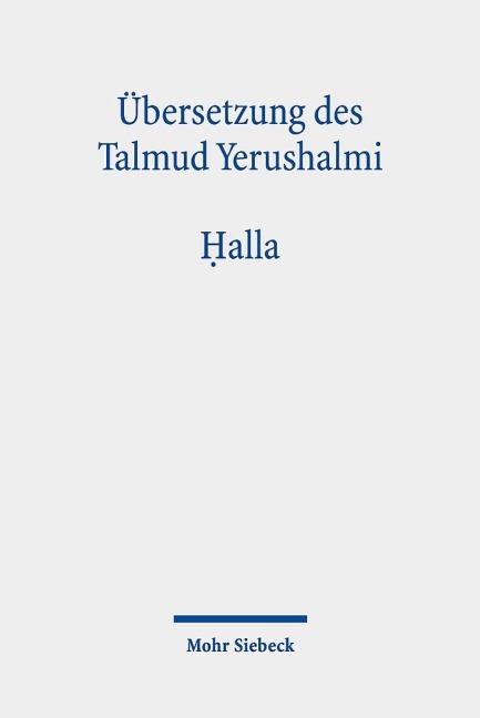 Übersetzung des Talmud Yerushalmi - 