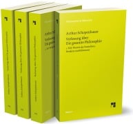 Cover-Bild zum Titel 'Vorlesung über Die gesamte Philosophie oder die Lehre vom Wesen der Welt und dem menschlichen Geiste, Bde. 1-4 (Set)' von 'Arthur Schopenhauer'