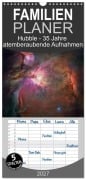 Cover-Bild zum Titel 'Familienplaner 2027 - Hubble - 35 Jahre atemberaubende Aufnahmen mit 5 Spalten (Wandkalender, 21 x 45 cm) CALVENDO' von 'Peter Pantau'