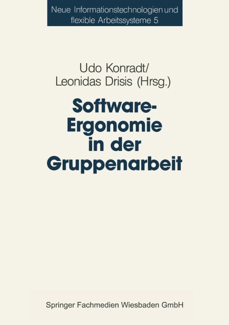 Software-Ergonomie in der Gruppenarbeit - 