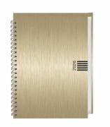 Wochen-Cheftimer A5, Alu gold 2026 - 