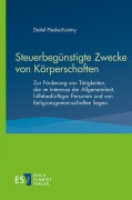 Steuerbegünstigte Zwecke von Körperschaften - Detlef Pieske-Kontny