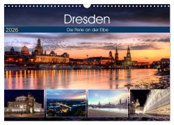 Cover-Bild zum Titel 'Dresden Die Perle an der Elbe (Wandkalender 2026 DIN A3 quer), CALVENDO Monatskalender' von 'Steffen Gierok'