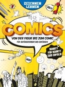 Cover-Bild zum Titel 'Comics Zeichnen lernen - Von der Figur zum Comic' von 'Oliver Bieber'