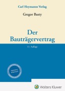 Cover-Bild zum Titel 'Der Bauträgervertrag' von 'Gregor Basty'