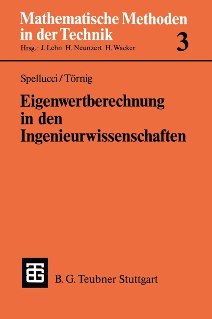 Eigenwertberechnung in den Ingenieurwissenschaften - Willi Törnig