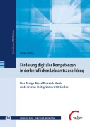 Cover-Bild zum Titel 'Förderung digitaler Kompetenzen in der beruflichen Lehramtsausbildung' von 'Markus Gitter'