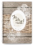 Cover-Bild zum Titel 'Hochzeitstagebuch "Ja, ich will!"' von ''