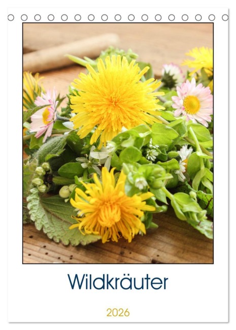 Essbare Wildkräuter (Tischkalender 2026 DIN A5 hoch), CALVENDO Monatskalender - EFLStudioArt EFLStudioArt