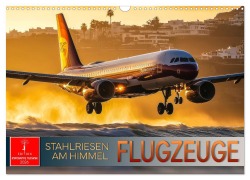 Cover-Bild zum Titel 'Flugzeuge - Stahlriesen am Himmel (Wandkalender 2026 DIN A3 quer), CALVENDO Monatskalender' von 'Peter Roder'