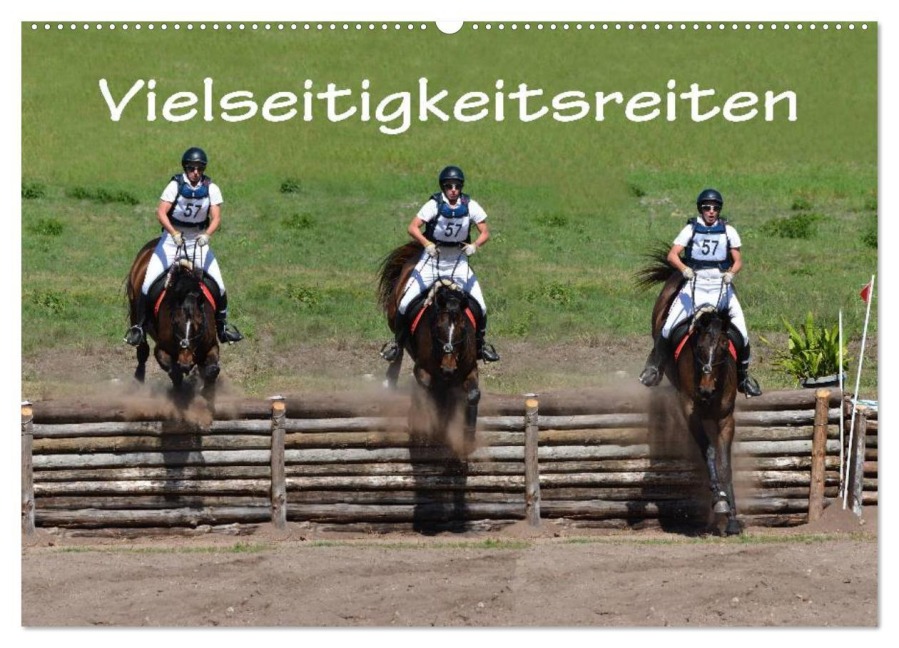 Vielseitigkeitsreiten (Wandkalender 2026 DIN A2 quer), CALVENDO Monatskalender - Anke van Wyk - www. germanpix. net