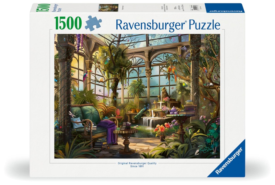 Erwachsenenpuzzle 1500 Teile - Das Gewächshaus - 
