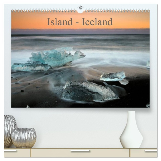 Island - Iceland (hochwertiger Premium Wandkalender 2026 DIN A2 quer), Kunstdruck in Hochglanz - Rainer Grosskopf