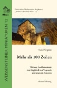 Cover-Bild zum Titel 'Mehr als 100 Zeilen' von 'Siegfried von Vegesack'