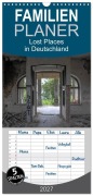 Cover-Bild zum Titel 'Familienplaner 2027 - Lost Places in Deutschland mit 5 Spalten (Wandkalender, 21 x 45 cm) CALVENDO' von 'Michael Schultes'