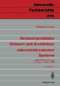 Cover-Bild zum Titel 'Rechnergestützter Entwurf und Architektur mikroelektronischer Systeme' von ''