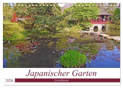 Cover-Bild zum Titel 'Japanischer Garten Leverkusen (Wandkalender 2026 DIN A4 quer), CALVENDO Monatskalender' von 'Claudia Schimon'