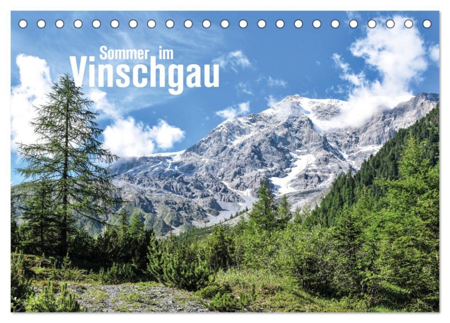Sommer im Vinschgau (Tischkalender 2026 DIN A5 quer), CALVENDO Monatskalender - Joachim Barig