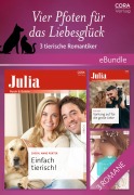 Cover-Bild zum Titel 'Vier Pfoten für das Liebesglück - 3 tierische Romantiker' von 'Kate Hardy, Victoria Pade, Cheryl Anne Porter'