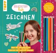 Cover-Bild zum Titel 'Kreativstart Kids Zeichnen. Anleitungsbuch und Material' von 'Frechverlag'