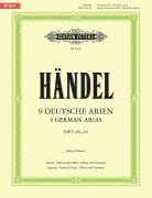 Cover-Bild zum Titel '9 Deutsche Arien HWV 202-210 / URTEXT' von 'Georg Friedrich Händel'