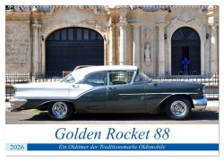 Cover-Bild zum Titel 'Golden Rocket 88 - Oldsmobile 1957 in Kuba (Wandkalender 2026 DIN A2 quer), CALVENDO Monatskalender' von 'Henning von Löwis of Menar'