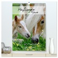 Haflinger Pferde - Stall- und Familienplaner 2025 (hochwertiger Premium Wandkalender 2025 DIN A2 hoch), Kunstdruck in Hochglanz - Natural-Golden. de Natural-Golden. de